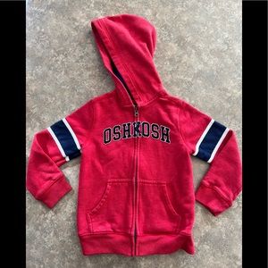 Oshkosh Zip Up Hoodie SZ 5